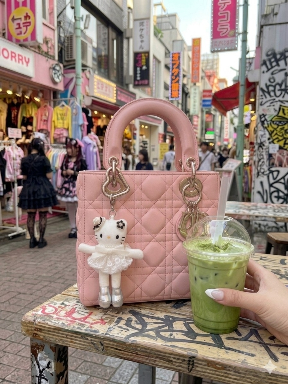 Super Cute Hello Kitty Bag Charm New